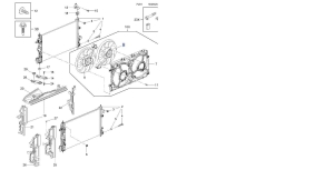 Wentylator silnika Opel Insignia lewy od 2014r. 