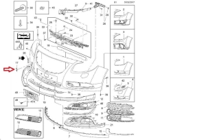 Zaślepka haka holowniczego przód Opel Insignia country tourer od 2015 kombi