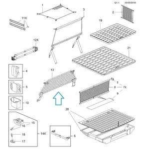 Przegroda przedziału bagażowego Astra K                      