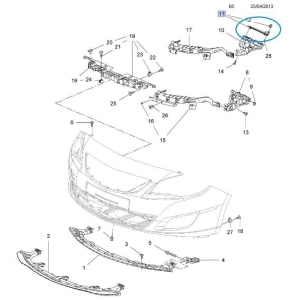 Wspornik przedniego ślizgu 