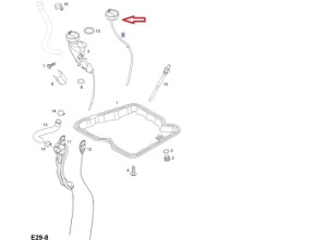 Miarka oleju vivaro a