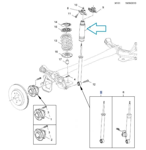 Odbój amortyzatora Astra J GTC