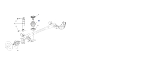 kpl. sprężyn tył opel meriva b