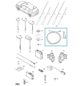 Przewód antenowy 6m Astra H