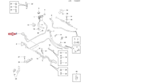 Przewód powrotny wspomagania Opel Combo D