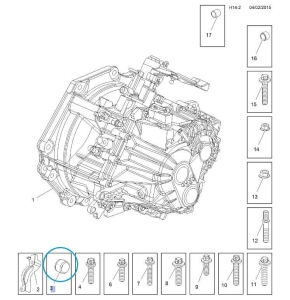 Tuleja montażowa skrzyni biegów m32