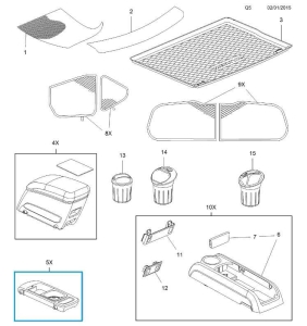 Uchwyt na kubek Meriva B