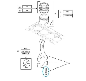 śruba korbowodu Signum 