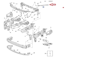 wspornik nad lampa lewy astra k