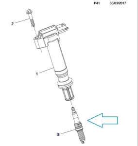 Świeca zapłonowa Grandland X B12XHT