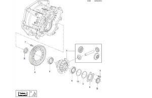 uszczelniacz pół osi napędowej skrzynia M32 gen 1/2