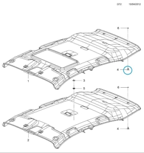 Ustalacz podsufitki Mokka X