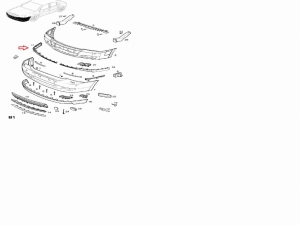 przedłużenie przedniego zderzaka vectra c