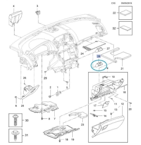 Wkład popielniczki Insignia A