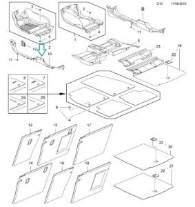 Wykończenie wewn. progu Insignia A
