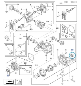 Uszczelka olejowa wału napędowego Insignia A