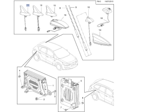podstawa anteny dachowej shark astra j