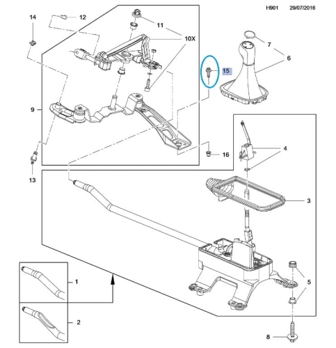 Śruba typu TORX M8x25