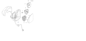 szkielet lusterka astra k dla martwego pola 