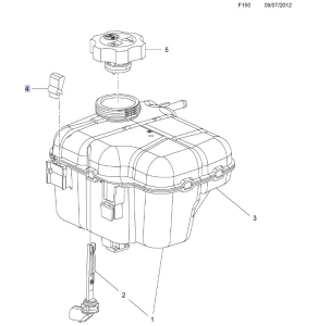 Zacisk zbiornika płynu chłodzącego