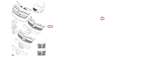 krata wlotu powietrza zafira b OPC