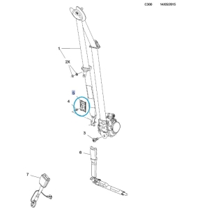 Pokrycie pasa bezpieczeństwa Astra K