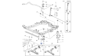 wahacz przedni lewy opel astra j