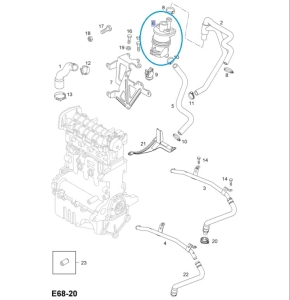 Separator oleju Vectra C