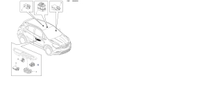 PRZEŁĄCZNIK STEROWANIA LUSTERKAMI OPEL MOKKA 