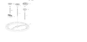 nakrętka  do mocowania koła zapasowego astra j hb