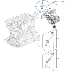 Oryginalny przewód zasilający do opel 1.4 turbo