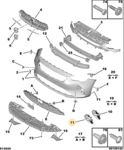 Osłona światła przeciwmgielnego 