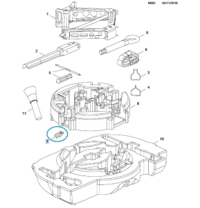 Narzędzie do demontażu pokrywy bezpieczników Astra K 