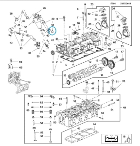 Uszczelka separatora oleju Insignia A