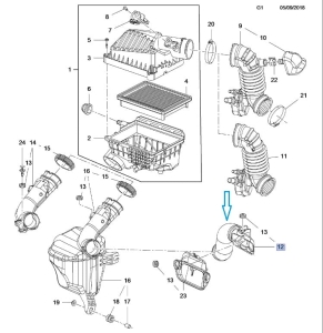 Przewód wlotowy powietrza Karl 