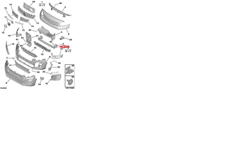 belka zderzaka przód opel vivaro c, zafira life