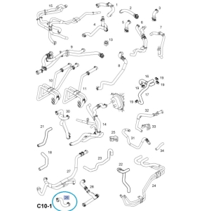 Przewód wlotowy nagrzewnicy Vivaro A