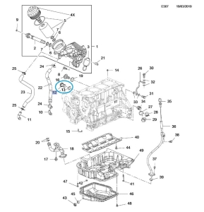 Zawór zwolnienia ciśnienia oleju Astra J