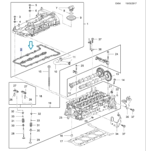 Uszczelka pokrywy zaworów Astra J