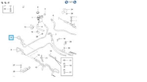 przewód wspomagania opel combo d