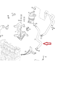przewód separator oleju vectra c z19dth 