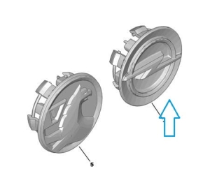 Kołpak felgi aluminiowej Mokka od 2021