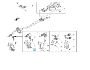 wspornik linek zmiany biegów
