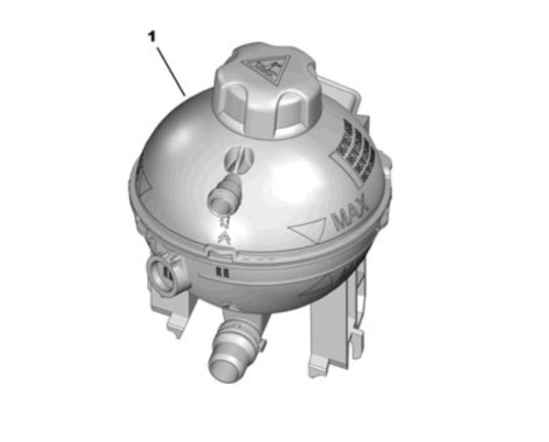 zbiornik płynu chłodzącego do samochodu Peugeot 5008,3008