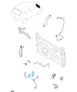 Wąż wylotowy chłodnicy 