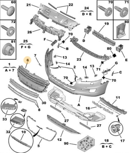 KRATA WLOTU POWIETRZA DO PEUGEOT 508 (2011-2017)