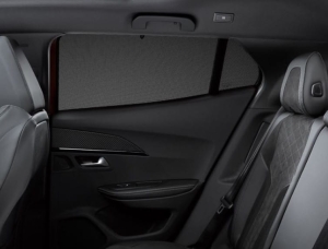 oryginalne osłonki przeciwsłoneczne drzwi tył peugeot 2008 od 2019r.