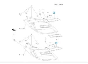 światło dodatkowe klapy insignia a 
