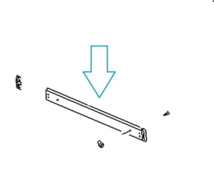 Szyna montażowa flexorganizer górna