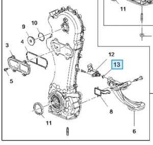 Uszczelniacz zaworu ciśnienia oleju 